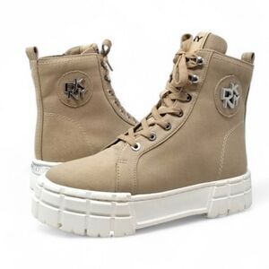 DKNY Peri Lace Up High Top Sneakers